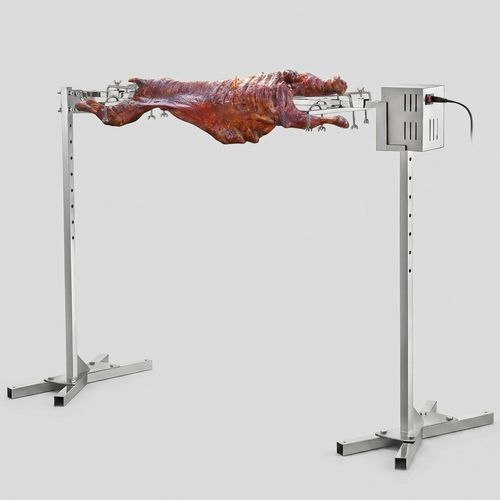 46'' Electric BBQ Rotisserie Grill Kit，Max Capacity 90 LB ,Automatic 32W Motor and Height Ad…